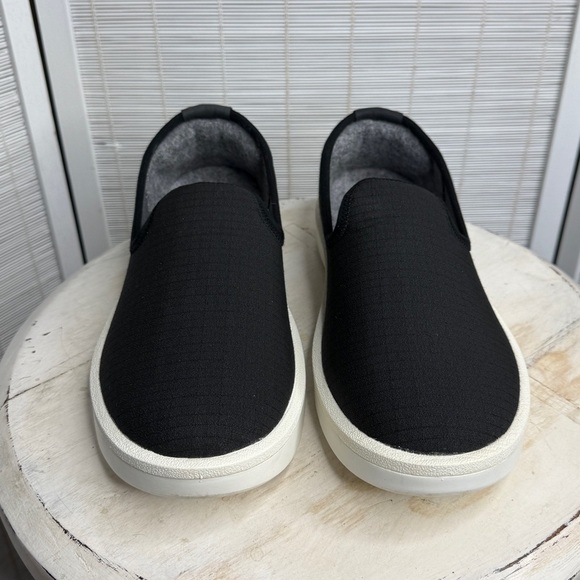 Allbirds Wool Loungers Black Slip On Merino Lined SweetFoam Sole Size 8 - Picture 4 of 10